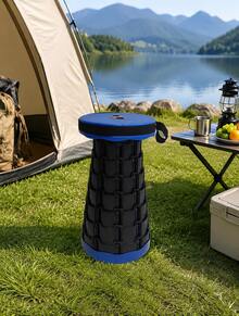 1pc Upgraded Foldable Stool, Lightweight And Sturdy With 400 Lbs Bearing Capacity. Compact Extendable Portable Bench Ideal For Camping, Fishing, Hiking, BBQ And Other Outdoor Activities For Adults. - color - View 7