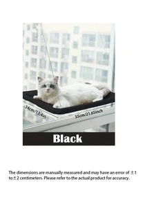 1pc Cat Hammock, Hanging Window Cat Bed, Plastic Material Pet Bed, Suitable For Cats & Small Dogs, Window Mounting Fixture, 4kg Load Capacity, Pet Accessory - Multicolor - View 9