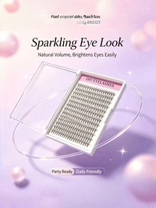 12 Rows 10D 0.07mm 8-16mm Mixed C D Curl Fluffy Wispy Natural Volume Individual Lashes DIY Eyelash Extension Reusable For Women Girls Daily Party Makeup Gift - Multicolor - View 2