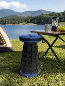 1pc Upgraded Foldable Stool, Lightweight And Sturdy With 400 Lbs Bearing Capacity. Compact Extendable Portable Bench Ideal For Camping, Fishing, Hiking, BBQ And Other Outdoor Activities For Adults. - color - View 4