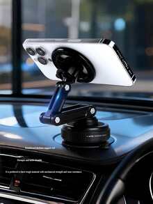 1PC 2026 NEW POWERFUL MAGNETIC VACUUM SUCTION CUP FOLDABLE 360 DEGREE ROTATING DASHBOARD CAR PHONE MOUNT HOLDER FOR MOTHERS DAY ANNIVERSARY GIFT CAR ACCESSORY - Multicolor - View 8