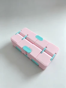 POKOJA LAND 1-Pack Infinity Cube Fidget Toy - Creative Stress Relief Flip Cube In Pocket-Sized Macaron Colors - Multicolor - View 12