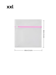 3/7PCS Durable Honeycomb Mesh Laundry Bags Travel Storage Organizer Set Fine Mesh Pink Zipper Assorted Sizes For Washing Shirts Bras Socks Stockings Underwear Home Dorm Hotel Gym Laundry Accessories - Pink Zipper Mesh - View 10
