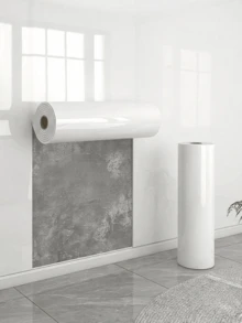 1Roll Glossy Floor Renovation Sticker Removable Peelable Vinyl Wear Resistant Waterproof Stain Proof Easy Clean Wall Sticker For Bathroom Kitchen Living Room Bedroom RV Home Decor - Floor Stickers - View 9