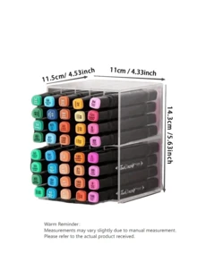 Collapsible Art Marker Storage - Multicolor - View 10