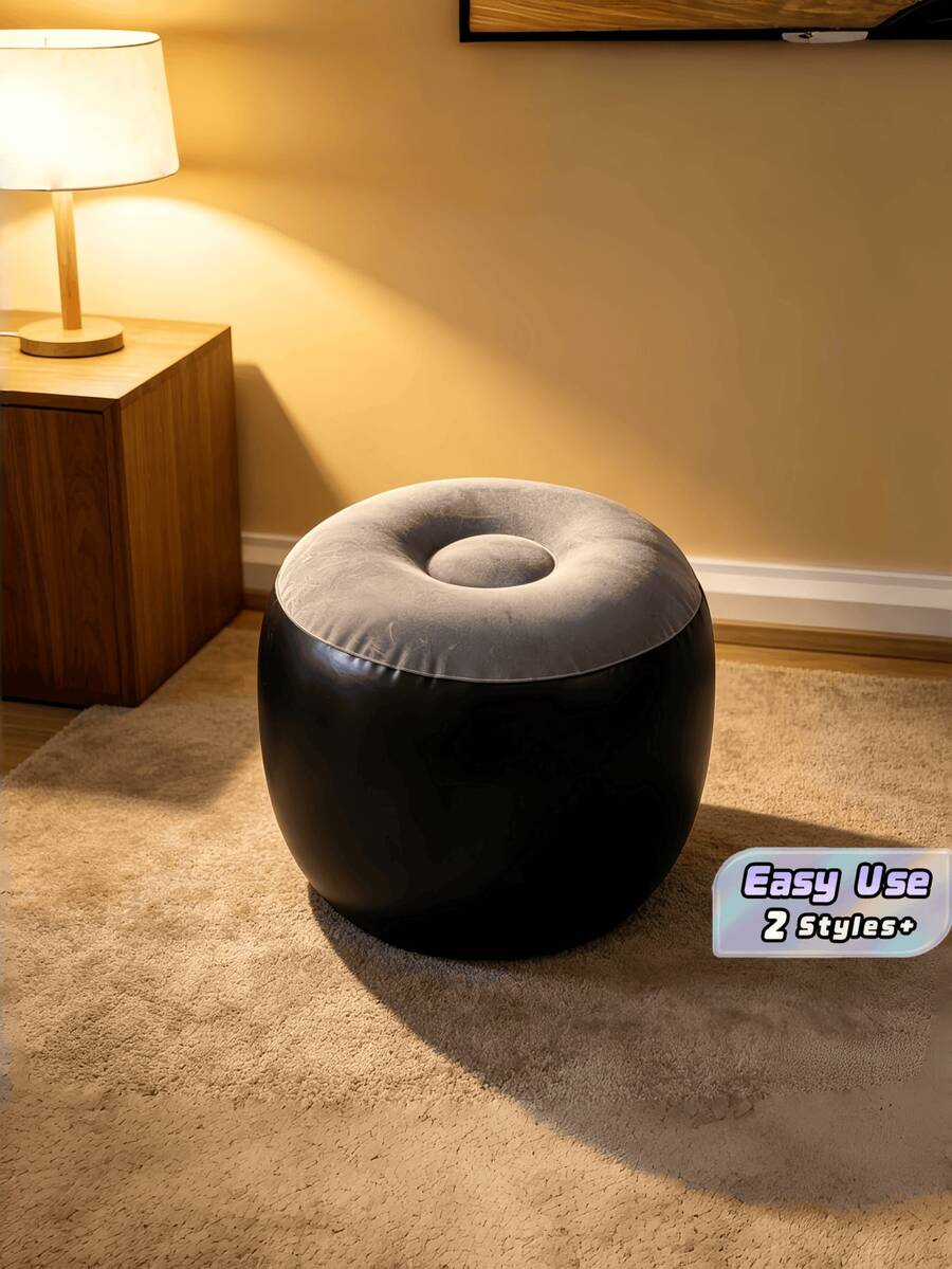 Inflatable Sofa, Inflatable Camping Chair, Inflatable Slouchy Sofa, Inflatable Chair, Folding Portable Inflatable Chair, Living Room, Bedroom, Reading Room Inflatable Sofa, Suitable For Bedroom, Balcony, Outdoor Camping, Easy Storage Portable - one size fits all - View 1