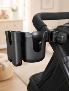 1 Pack, Stroller Cup Holder With Mobile Phone Holder, Stroller Storage Supplies With Water Cup, Baby Travel Equipment With Mobile Phone. - Multicolor - View 8