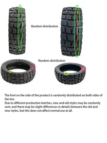 Tubeless Tire Off-Road Tyre Universal For Electric Scooter Front And Rear Wheel Vacuum Tyre Parts For SmartGyro Rockway Electric Scooter - Black - View 3