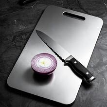 Stainless Steel Cutting Board For Home Use, Mold-Resistant Kitchen Chopping Board With Rolling Surface, Wall-Mounted Double-Sided Butcher Block - multiple pieces - View 6