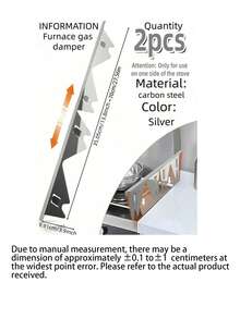 2/4 Pieces Stainless Steel Stove Gap Covers, Stove Gap Filler With Fine-Tuning Kit, Heat-Resistant Decorative Guard, Suitable For Stove Countertops And Between Countertops - View 13