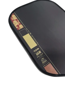 Perseus IV BEN JOHNS Pro Player Edition 16mm T700 Gen4 Propulsion Core Frosted Carbon Fiber Pickleball Paddle - Black - View 6