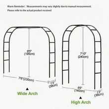 Metal Garden Plant Climbing Flower Arch Frame Decoration Pergola For Flower And Plant With Green Vine - Black - View 9