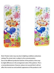 1pc Bath Mat, Non Slip, Cartoon Shower Mat Anti Slip With Suction Cups Machine Washable - Multicolor - View 3