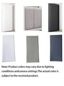 5 Pcs Self-Adhesive Wall Panels, Available In Black, White And Gray, Designed For Headboard. Soft Bedside Self-Adhesive Backrest, Sound-Insulating And Impact-Resistant Wall Panels, Removable Without Glue, Perfect For Decoration. - Soft Pack Of 5 - View 2