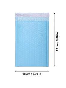 20Pcs Blue Matte Bubble Mailers, Self‑Adhesive Thickened Padded Envelopes, Waterproof Foam Shipping Packaging Bags - 20pcs/blue Bubble Bag - View 3