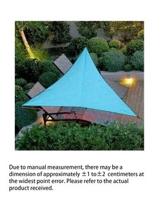 Foldable Waterproof Triangle Sunshade Canvas, Suitable For Outdoor Activities, Backyard Sun Shelter, Camping Tent, Sunshade Canopy. Waterproof Triangle Sunshade Canopy Blocks 98% Uv For Patio, Balcony, Gazebo, Outdoor Use - Multiple Styles - View 9