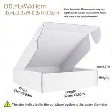 5 Piece Set White Courier Packaging Boxes, Packing Materials, Corrugated Paper Boxes, Postal Cardboard Boxes, Gift Boxes, Corrugated Boxes, Shipping Boxes Back To School - white - View 7
