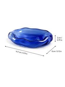 Cirelle 1pc Glass Incense Holder For Stick Incense, Irregular‑Shaped Incense Tray, Desktop Incense Plate, Transparent Storage Tray, Display Plate, Home Indoor Ornament, INS Style, Dopamine‑Style, Can Be Placed On Desktop, Easy To Clean - multicolor - View 16