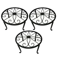 Heavy-Duty Rust-Resistant Iron Plant Stand, Potted Plant Holder, Sturdy Flower Pot Rack, Stylish Room Decor, Home Decoration, Space-Saving Storage Solution, Kitchen Accessory, Bathroom Accessory, Bedroom Accessory - A - View 16