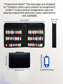 1PC Portable Zipper Key Storage Box Waterproof Flame Resistant Key Holder Case Compact Car Key Organizer For Travel Home Office Car Keys Fire Resistant Pouch Gift - Single Piece - View 9