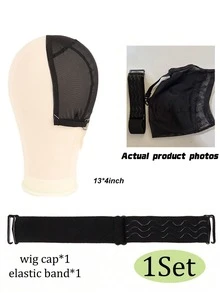 Nunify Wig Caps For Making Lace Wig With Drawstring Adjustable Mesh Cap With Adjust Silicone Nonslip Elastic Wig Band Weaving Cap With Drawstring For Making 4X4 5X5 13X4 13X6 Lace Front Wigs - multicolor - View 15