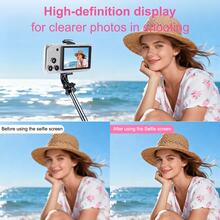 1pc Upgraded Magnetic Vlog Selfie Monitor Screen,HD Wireless Rear‑Camera Viewfinder With Built‑In Remote & Speaker,Compatible With IOS & Android,Content Creation Tool For Live Streaming,Selfie,Video Recording - Built-in 3.97-inch Speakers - View 8