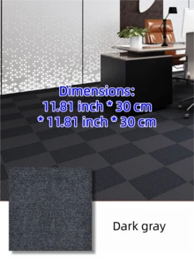 Karpet Perekat Mandiri untuk Kamar Tidur, Ruang Tamu, Kantor, Lantai Toko, Anti Selip dan Tahan Air - 10Pcs - View 6