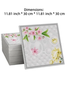 Plane Wallpaper Self-Adhesive Ceiling Home Roof Ceiling Wall Cover Ugly Decoration Living Room Bedroom Waterproof Anti-Moisture Sticker - 10Pcs - View 6