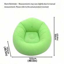 Foldable Inflatable Outdoor Leisure Lounge Chair, Suitable For Living Room, Camping, Picnic, Outdoor Seating, Spherical Design, Compact Furniture, Easy To Carry Foldable, Travel Essential, Sunbathing, Meditation - A - View 13