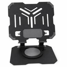 Teckwe 360° Rotating All-Metal Tablet Stand, Foldable Multi-Angle Desktop Holder For IPad, Tablets And Phones, Suitable For Office, Study, Live Streaming And Video Watching - View 2