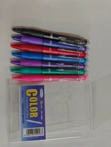 Colorful Erasable Gel Pens, Suitable For Students' Painting And Diary Writing, Retractable Blue Ballpoint Pen With Erasable Function - 7-color Erasable Pens [Boxed] - View 7