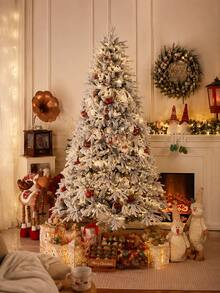 Dekorasi Natal 120CM-180M Pohon Natal Mewah Berbahan Bulu Halus Dekorasi Rumah Pohon Natal Meja - MultiWarna - View 5