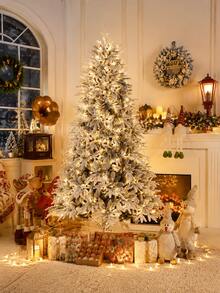 Dekorasi Natal 120CM-180M Pohon Natal Mewah Berbahan Bulu Halus Dekorasi Rumah Pohon Natal Meja - MultiWarna - View 4