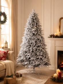 Dekorasi Natal 120CM-180M Pohon Natal Mewah Berbahan Bulu Halus Dekorasi Rumah Pohon Natal Meja - MultiWarna - View 3