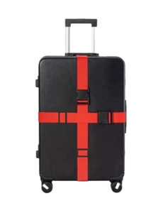Found Favorite Available In Packs Of 1/2/4 Pieces: A Functional Adjustable Travel Suitcase Strap With Colored Strapsmaking It Convenient To Store And Carry. - Multicolor - View 4
