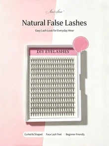 10D 0.07mm 8-16mm Mixed C D Curl Fluffy Wispy Natural Volume Individual Lashes DIY Eyelash Extension Reusable For Women Girls Daily Party Makeup Gift - Multicolor - View 5