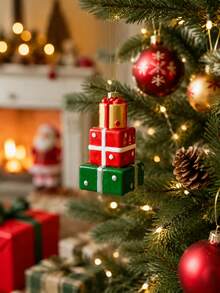 Liontin Bola Alien Santa Claus Dekorasi Natal, Hiasan Pemandangan Pohon Natal, Cocok untuk Berbagai Skenario, Hadiah Sempurna untuk Orang Tua, Pacar Laki-laki dan Perempuan - Beraneka warna - View 2