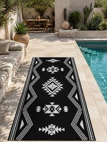 5ft X 8ft Waterproof Outdoor Rug, Reversible Plastic Straw Indoor Outdoor Patio Carpet For RV, Porch, Deck, Backyard, Camper, Balcony, Picnic - multicolor - View 3