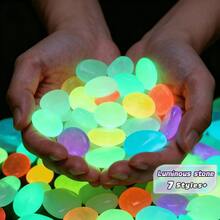 Suitable For Garden Landscapes, Driveway Decorations, Aquarium Starry Sky Decorations And Romantic Fluorescent Stone Landscaping. After Absorbing Sunlight Or Light, It Can Glow At Night Without The Need For Electricity. - multicolor - View 1