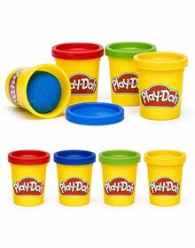 Hasbro Modeling Clay Set 4 Colors 212g Soft Craft Dough Kit, Smooth Easy Shape DIY Art Material For Creative Play, Bright Color Molding Compound, Classroom Activity Supplies Gift Idea - Multicolor - View 10