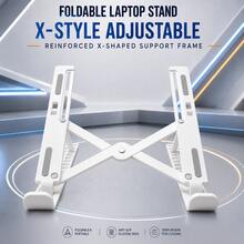 Teckwe 10-Level Height Adjustable Laptop Stand, Lightweight Foldable Desktop Holder With Stable Triangular Frame, Ventilated Open Design And Scratch-Resistant Silicone Pads, For 10–16 Inch Laptops And Tablets - View 5