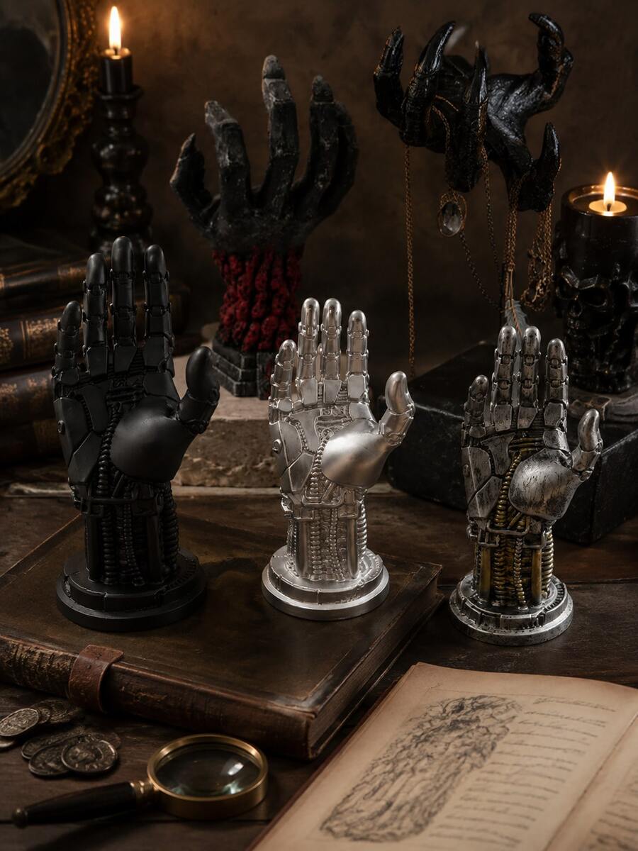 手形展示架,適用於居家客廳、餐桌,創意居家桌面收納裝飾,可用於學校、辦公室、禮品、婚禮、返校季、小型派對遊戲及日常聚會 - 多色 - 查看 1