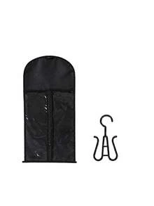 Non-Woven Wig Storage Bag With Clear PVC Window, Waterproof Hanging Wig Pouch, Travel Cosplay Comic Con Wig Organizer Bag - Multicolor - View 15