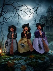 Halloween Witch Living Room Creative Storage Decorations For Schools, Offices, Gifts, Weddings, Start Of School Season, Small Party Games, And Daily Parties - multicolor - View 3
