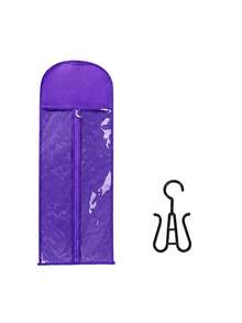 Non-Woven Wig Storage Bag With Clear PVC Window, Waterproof Hanging Wig Pouch, Travel Cosplay Comic Con Wig Organizer Bag - Multicolor - View 22