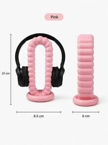 Zazumi Giá đỡ tai nghe in 3D bằng PLA để bàn, thiết kế vòng lặp vân nổi sáng tạo, kệ trưng bày tai nghe ổn định tiết kiệm không gian cho gaming, văn phòng và trang trí bàn làm việc tại nhà - Nhiều màu - Xem 6