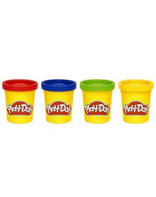 Hasbro Modeling Clay Set 4 Colors 212g Soft Craft Dough Kit, Smooth Easy Shape DIY Art Material For Creative Play, Bright Color Molding Compound, Classroom Activity Supplies Gift Idea - Multicolor - View 12