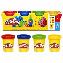 Hasbro Modeling Clay Set 4 Colors 212g Soft Craft Dough Kit, Smooth Easy Shape DIY Art Material For Creative Play, Bright Color Molding Compound, Classroom Activity Supplies Gift Idea - Multicolor - View 9