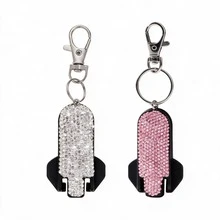 Sparkling Rhinestone Plastic Soda Can Opener With Dust-Proof Sealing Function, Portable Multi-Function Bottle Cap Opener Tool, Keychain Pendant Design, Suitable For Daily Use, Family Gatherings, Picnics, Outdoor Activities And Office Use, - Multicolor - View 10