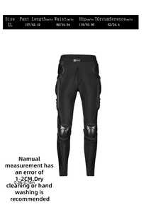 High Elastic Shock Absorbing Cycling Padded Shorts Breathable Anti-Scratch Motorcycle Riding Armor Pants Men Outdoor Sports Protection Trousers - Black - View 9